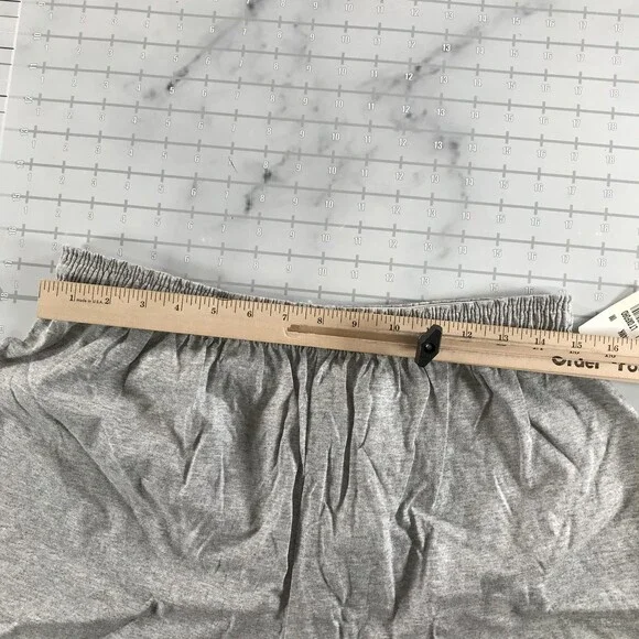 Russell Athletic Shorts Mens Large Gray Jersey Elastic Waist Drawstring Gym - Picture 7 of 11